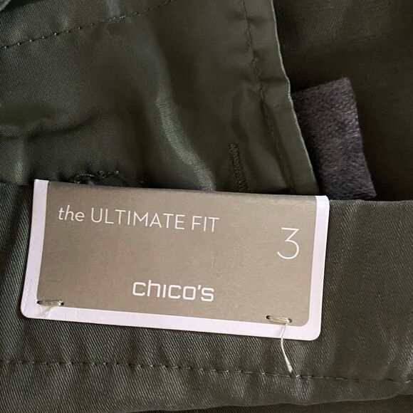 New Chico's Soft Skimmer Tencel Pleated Ankle Pants Women's Size XL (Chico's 3) - Picture 5 of 9